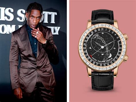 Travis Scott Wears a $400,000 Patek Philippe .